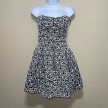 Gracia SLEEVELESS Dress Black White SZ S NEW - £73.06 GBP