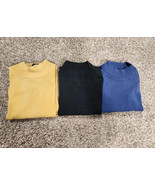 Jos A Bank Signature Collection Mens Large Silk Mock Neck Lightweight Lo... - $49.00