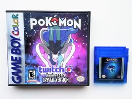 Pokemon Anniversary Crystal TPP Twitch Plays Game / Case - Gameboy Color (GBC) - £11.87 GBP+