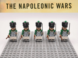 5pcs Napoleonic Wars Italian Light Infantry Custom Minifigure Toys Gift - £9.70 GBP