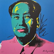 Andy Warhol Signed - Mao Zedong - CMOA Certificate  - $149.00