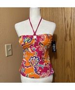 Ladies Chaps wear as  Bandini or Halter Style Tankini size 6 NWT - $449.68 MXN