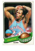 1979-80 Topps Lloyd Free #40 Basketball Card NBA San Diego Clippers VG-EX - £1.55 GBP