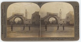 c1900&#39;s Real Photo Stereoview Keystone Gates in the Walls of Tunis, Africa - £7.46 GBP