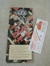 Winchester Mystery House Guide Map + Admission Ticket San Jose CA Vtg Souvenir  - £14.14 GBP