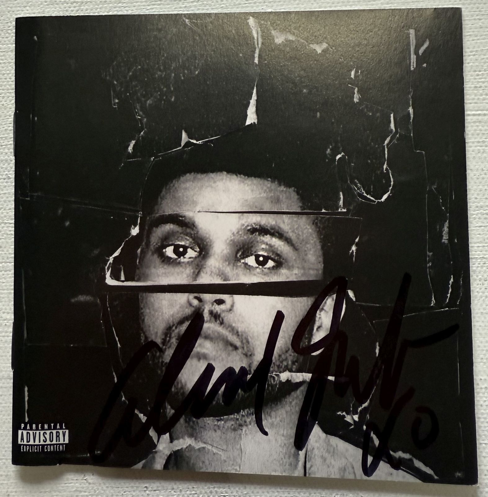 The Weeknd Signed Autographed &quot;Beauty Behind the Madness&quot; Music CD Compa... - $99.99