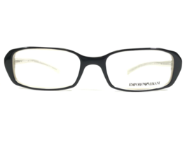Emporio Armani EA 9020/N 6F0 Eyeglasses Frames Ivory Black Rectangular 49-16-135 - $55.89