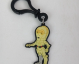 Star Wars C3-PO Clip On Rubber Keychain Clip 1.75&quot; Mini Figure - $7.91