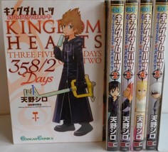 Shiro Amano manga LOT: Kingdom Hearts 358/2 Days vol.1~5 Complete Set Japan - £65.56 GBP