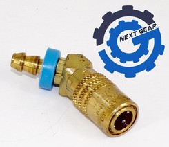 JSL 224-V Jiffy-Lok Socket 1-Way Shut Off 45 Degree 1/4&quot; Stem Brass Quik Connect - £9.69 GBP