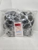 New Baby Carter's Just One Fuzzy Grey &White Bear Slippers for 3-6 Month Slip On image 2