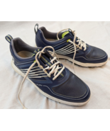 FootJoy FJ Fury Golf Shoes 51101 Mens SZ 9.5 Navy Blue &amp; White Soft Spikes - $33.78 CAD