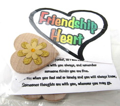Friendship Heart Pocket / Magnet Gift Poem Remember Best Friend Gag US S... - £6.64 GBP