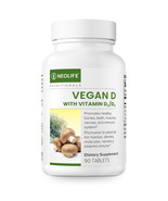 NeoLife Vegan D | Whole Food Vitamin D2 &amp; D3 | Bone &amp; Immune Health Support - $39.99