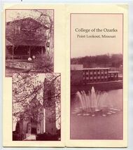 College of the Ozarks Information Folder Calendar Zinnia Seeds Point Loo... - $18.81