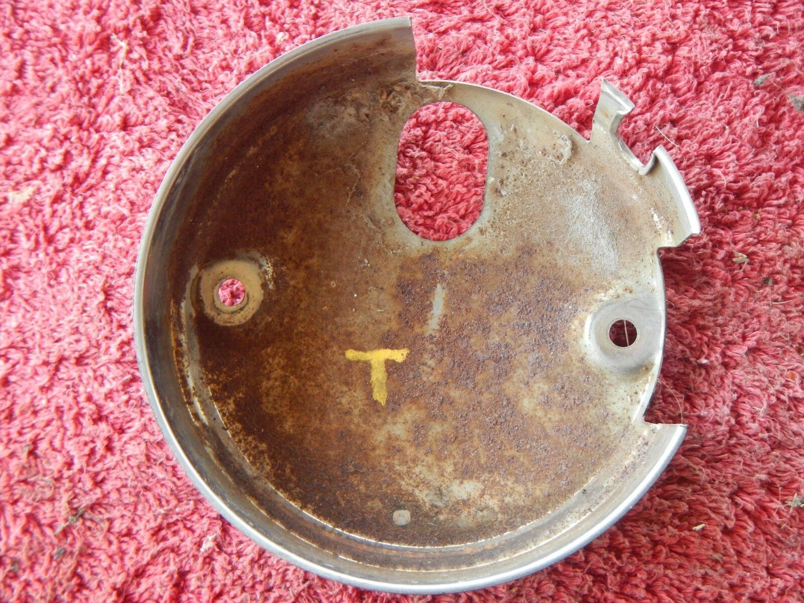 Tach Tachometer holder bezel 1981 Kawasaki KZ750 KZ 750 H LTD - $19.79