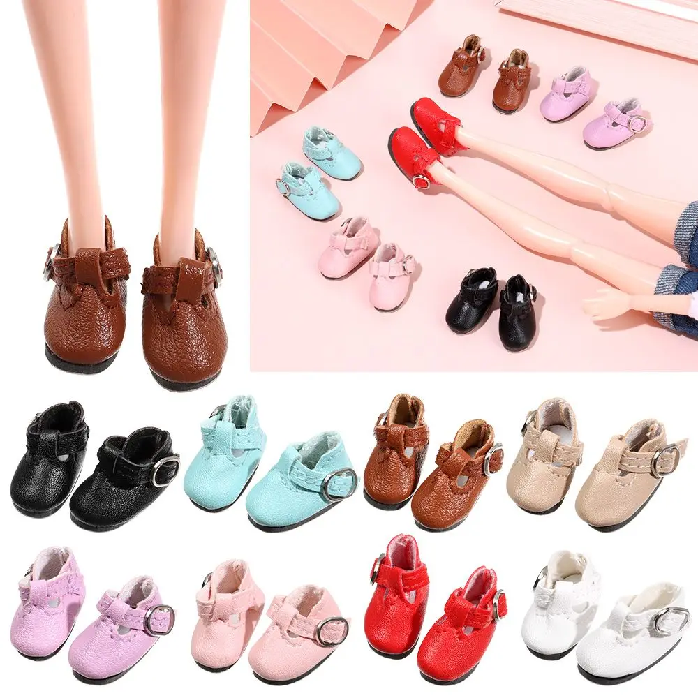 1 Pair Fashion Multicolor Doll Shoes PU Leather Change Clothes Game Fit 1/6 - £8.62 GBP+