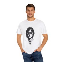 Vintage John Lennon Portrait T-Shirt Unisex Comfort Colors Garment-Dyed Ring-Spu - £29.97 GBP+
