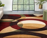 Well Woven Dulcet Bingo Red Modern Geometric Area Rug (7&#39;10&quot; X 9&#39;10&quot;). - $168.98