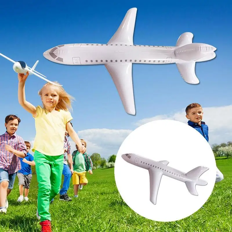 120inch Inflatable Aircraft Cartoon Plane Airliner Swimming Children Ballon - £14.50 GBP+