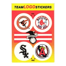1991 Fleer #NNO Team Logo Stickers Baseball Orioles Red White Sox Angles - $2.00