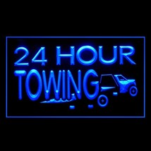190040B 24 Hours Towing Car Personalized Reasonable Repairs Auto LED Light Sign - £17.53 GBP