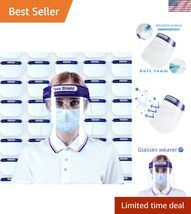 200 PCS Reusable Face Shield Anti-Fog Face Shield Wind&amp;Dustproof Transpa... - $152.09