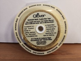 Clover Gold Fusible Border Bias Tape 6.5 yards 3/4” Width Polyester Quic... - $341.54 MXN