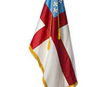 Episcopal Flag Set - 7', With Fringe, Pole Hem - $352.80