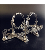 IRONSTAR 3D Metal Puzzle Assembly Model ROLLER COASTER Amusement Facilit... - £30.93 GBP
