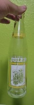 Rare Vintage Antique Soda Pop Glass Bottle Julep Clear 10oz  - £23.49 GBP