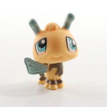 Littlest Pet Shop LPS Bee V1 # 1375 Blue Eyes Wings Antennae 1.75&quot; Insect Hasbro - £6.66 GBP