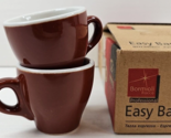 12 Bormioli Rocco Easy Bar 3.5 Oz Espresso Cups Set Brown White Coffee I... - $79.07