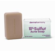 10% Sulfur Soap - DermaHarmony 4oz - (Made in USA) - 1 Bar (Carton) - $7.67