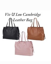 Viv &amp; Lou Cambridge Vegan Leather Bag With Three Pockets Large Purse - £30.48 GBP