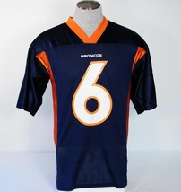Reebok Denver Broncos Blue Jay Cutler 6 Football Jersey Men&#39;s NWT - £31.96 GBP