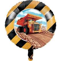 18&quot; Big Dig Construction Mylar Balloon #99 - £2.37 GBP