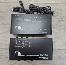 Nakamichi MX-100 Microphone Mixer w/ Nakamichi PS-100 Power Supply - $267.02