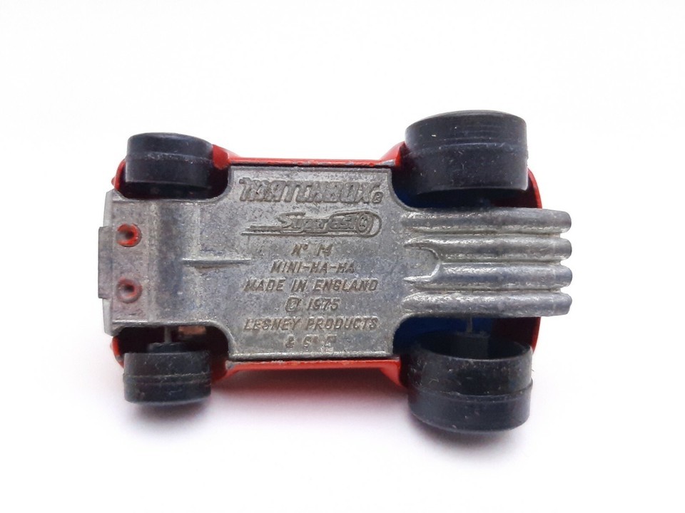 Vintage 1975 Matchbox Superfast Lesney No 14 Mini-Ha-Ha Die Cast Car Item image 6