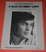 Engelbert Humperdinck Sheet Music Vintage 1968 A Man Without Love - £15.94 GBP