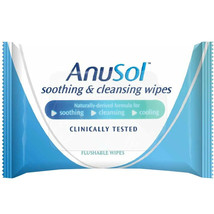 Anusol Soothing &amp; Cleansing Flushable Wipes x 30  x 2 - £11.69 GBP