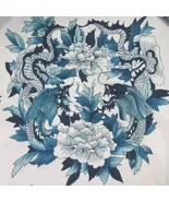 Ralph Lauren Porcelain Nanking Dragon Blue 60 x 72 Oval Tablecloth - $80.00