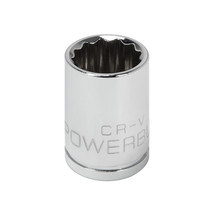 Powerbuilt 3/8 Inch Drive x 14 MM 12 Point Shallow Socket - 641019 - £19.11 GBP