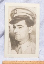 Vintage Photograph US Military Soldier WWII World War II Era 1940s mv - $39.11