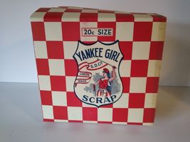 Yankee Girl Scrap Tobacco Chew &amp; Smoke Box Vintage 1930s Empty Unused Or... - $14.84