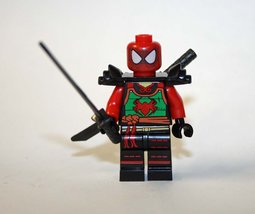 Building Block Spider Man Ninja Marvel Minifigure Custom  - £5.48 GBP