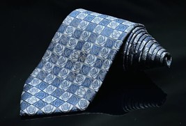 Vintage Chanel Tie For Man, 100% Silk, Blue Rose - £91.90 GBP