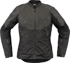 ICON Women&#39;s Overlord3™ Leather Jacket - Black - Small 28131083 - $260.00