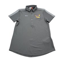 LSUE Tigers Shirt Womens M Gray Polo Under Armour Basketball Casual NWT! - $19.68