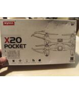 NEW Syma X20 Pocket Drone 4 Channel Remote Control Quadcopter in Blue - $454.75 MXN